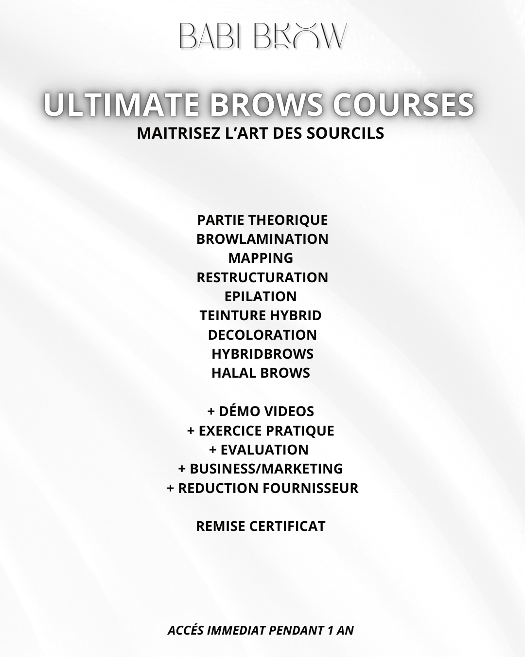 ULTIMATE BROW COURSES